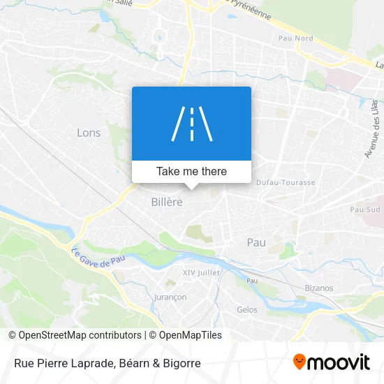 Rue Pierre Laprade map