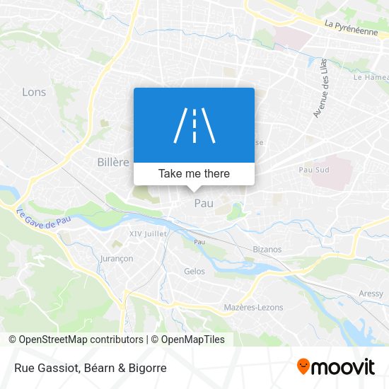 Rue Gassiot map