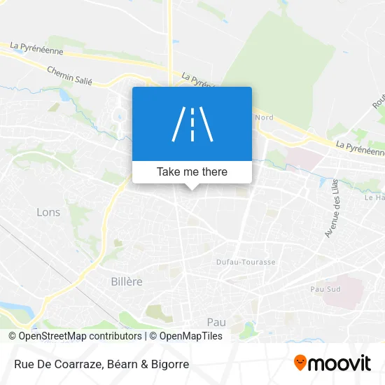 Rue De Coarraze map