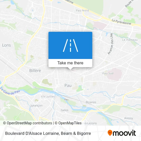 Boulevard D'Alsace Lorraine map