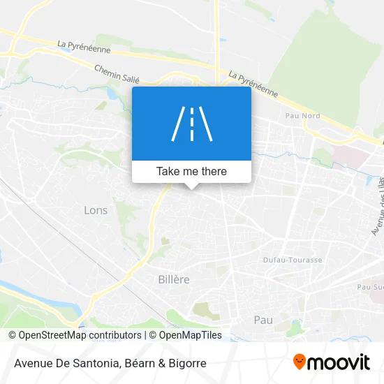 Avenue De Santonia map