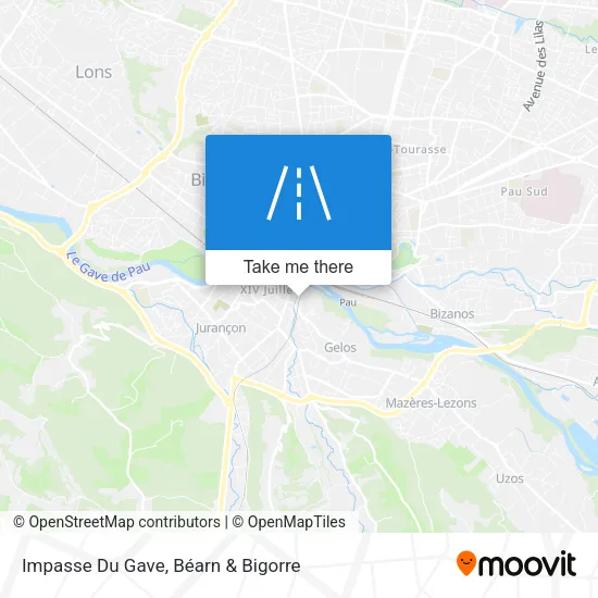 Impasse Du Gave map