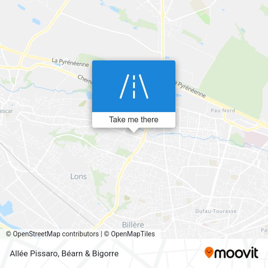 Allée Pissaro map