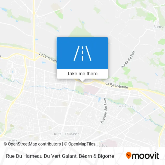 Rue Du Hameau Du Vert Galant map