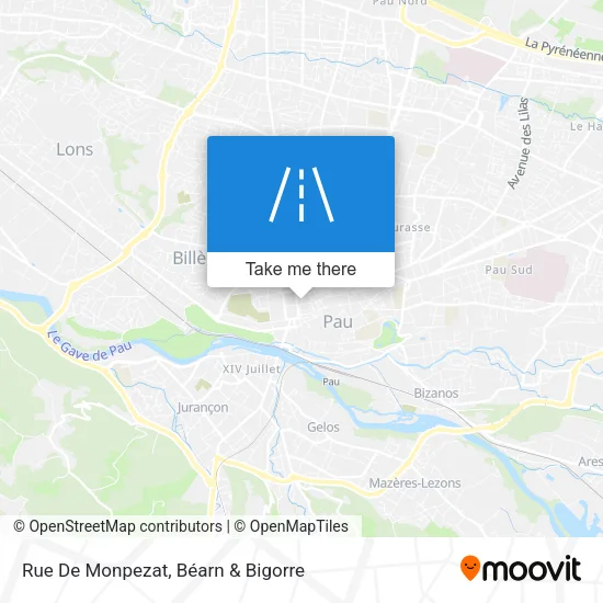 Rue De Monpezat map