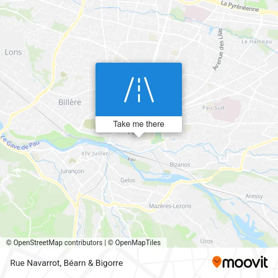 Rue Navarrot map
