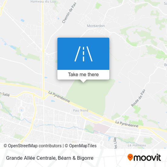 Grande Allée Centrale map