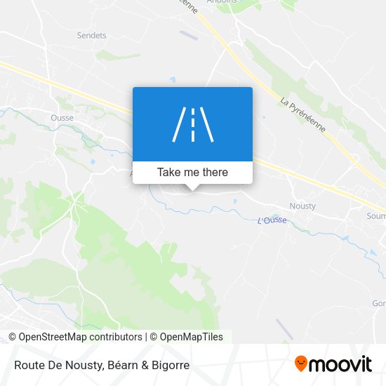 Route De Nousty map