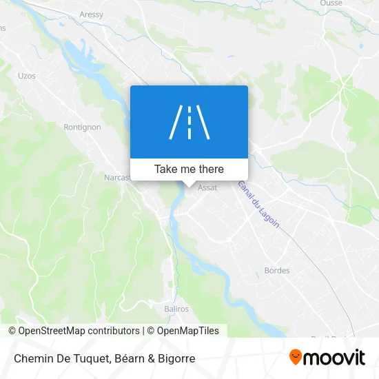 Chemin De Tuquet map