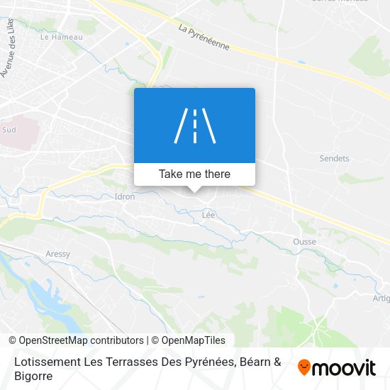 Lotissement Les Terrasses Des Pyrénées map