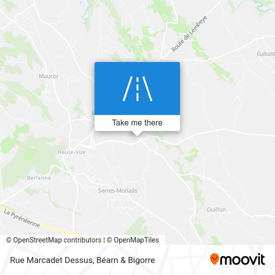 Rue Marcadet Dessus map