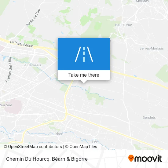 Chemin Du Hourcq map