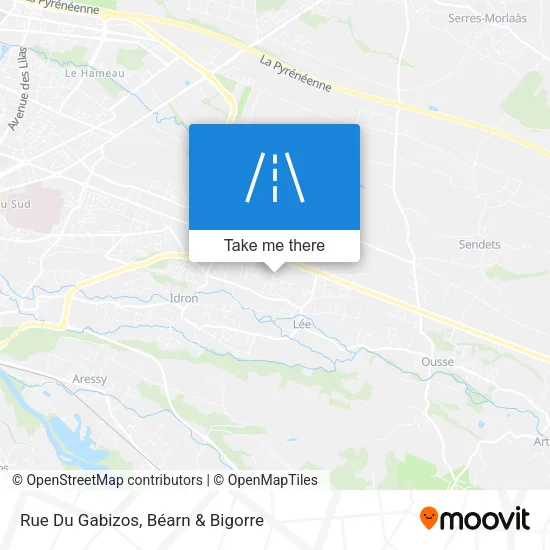 Rue Du Gabizos map