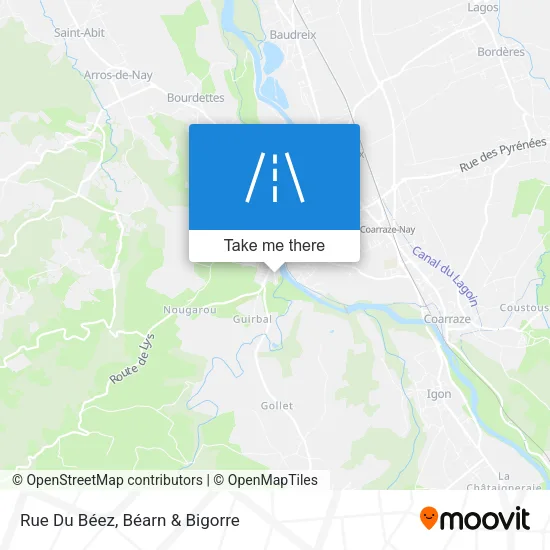 Rue Du Béez map