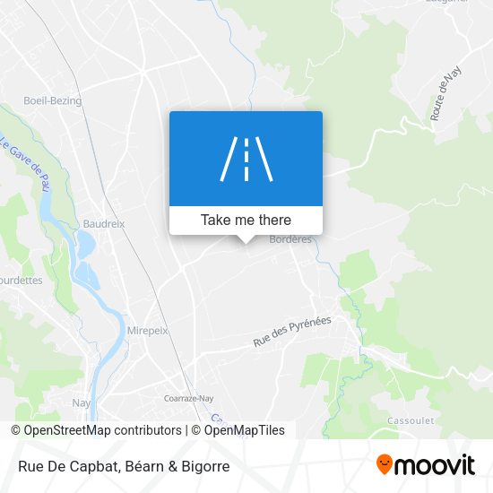 Rue De Capbat map