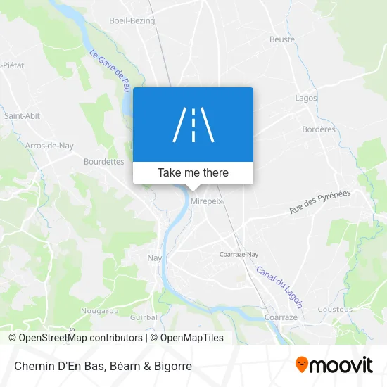 Chemin D'En Bas map