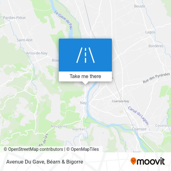 Avenue Du Gave map