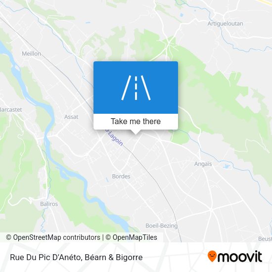 Rue Du Pic D'Anéto map