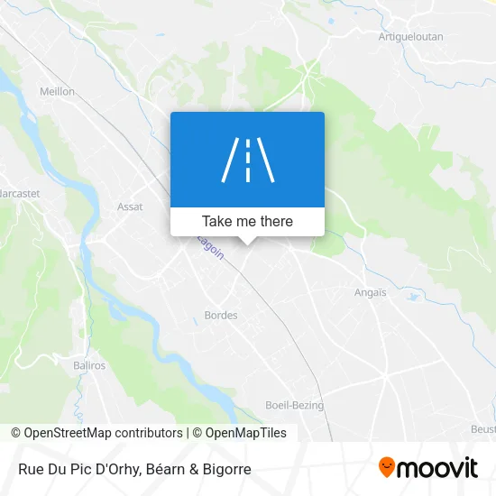 Rue Du Pic D'Orhy map