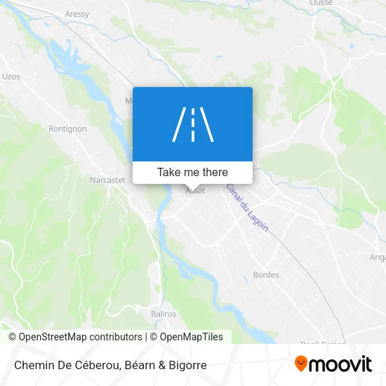 Chemin De Céberou map
