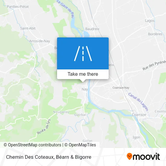 Chemin Des Coteaux map