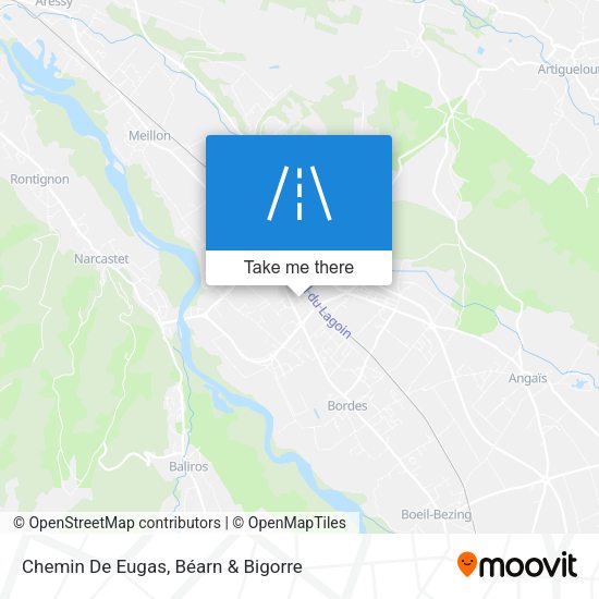 Chemin De Eugas map