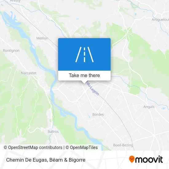 Chemin De Eugas map