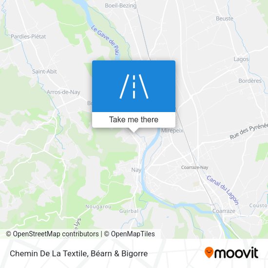 Chemin De La Textile map