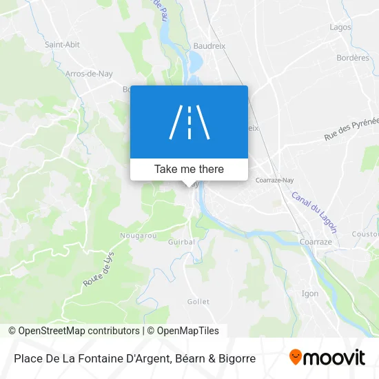 Place De La Fontaine D'Argent map