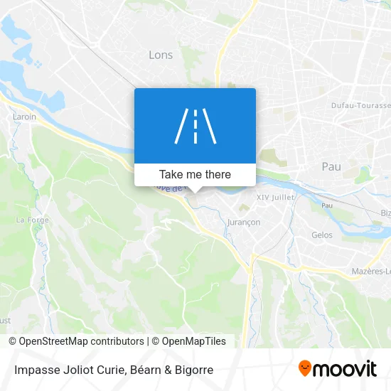 Impasse Joliot Curie map