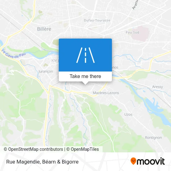 Rue Magendie map
