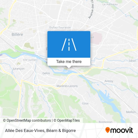 Allée Des Eaux-Vives map