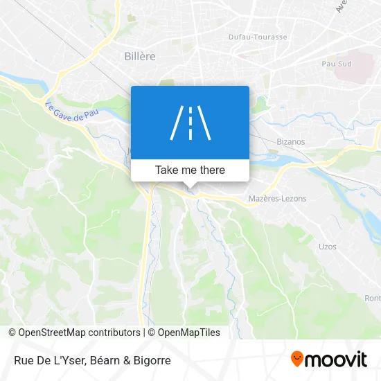 Rue De L'Yser map
