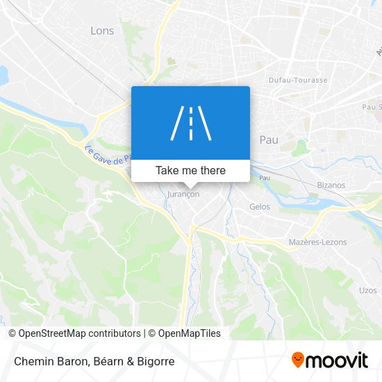 Chemin Baron map