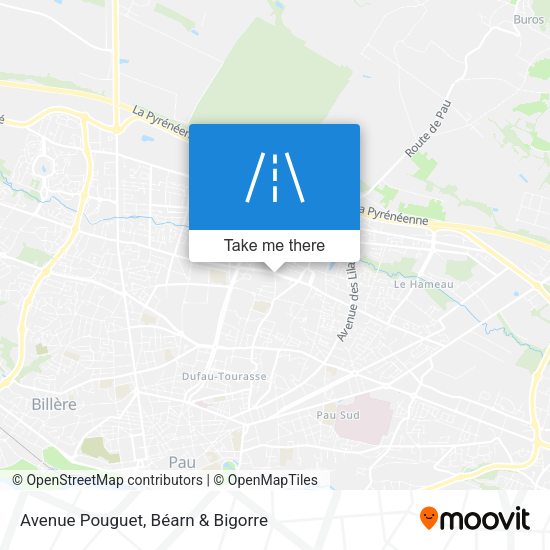 Avenue Pouguet map