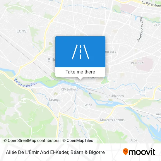 Allée De L'Émir Abd El-Kader map