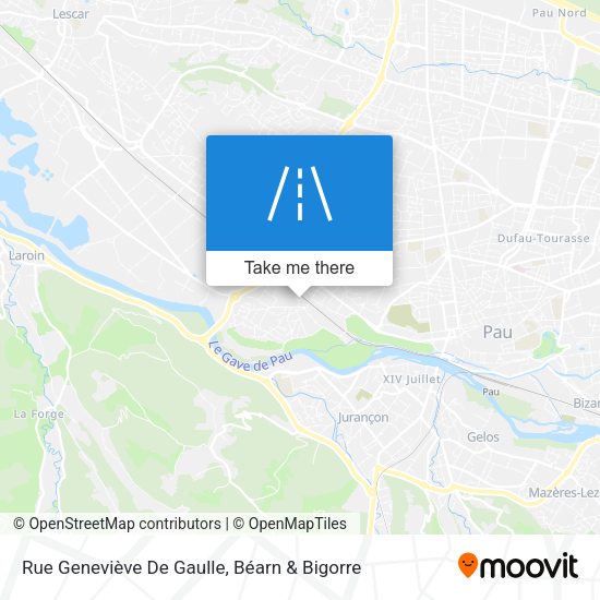 Rue Geneviève De Gaulle map