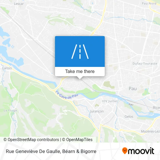 Rue Geneviève De Gaulle map