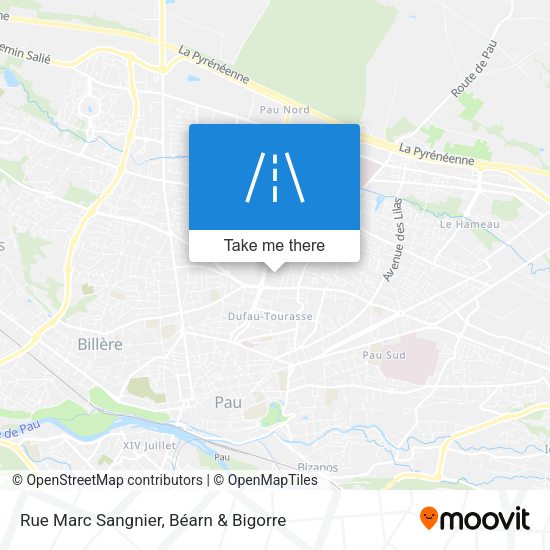 Rue Marc Sangnier map