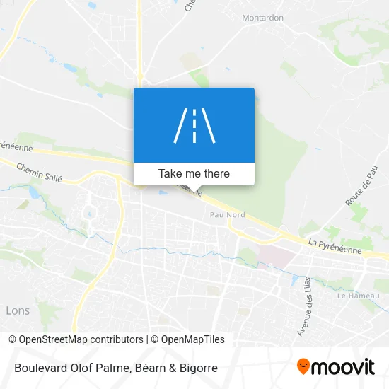 Boulevard Olof Palme map