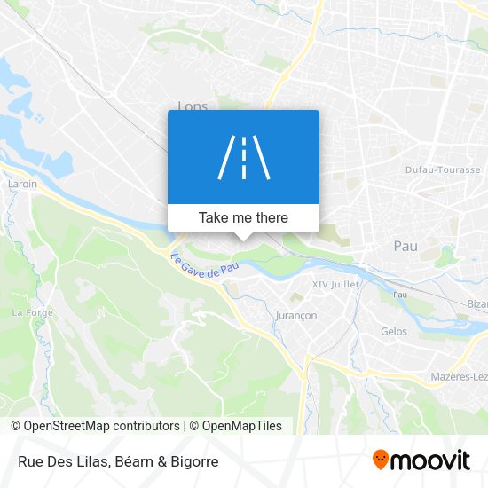 Rue Des Lilas map