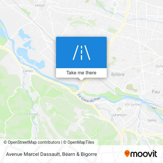 Avenue Marcel Dassault map