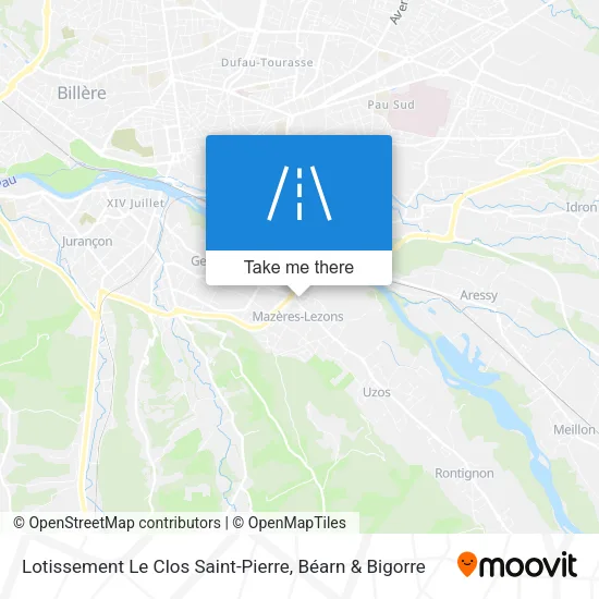 Lotissement Le Clos Saint-Pierre map