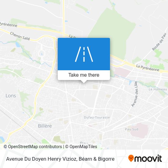 Avenue Du Doyen Henry Vizioz map