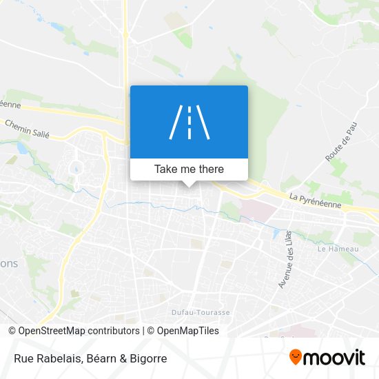 Rue Rabelais map