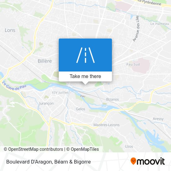 Boulevard D'Aragon map