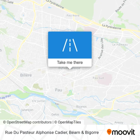 Rue Du Pasteur Alphonse Cadier map
