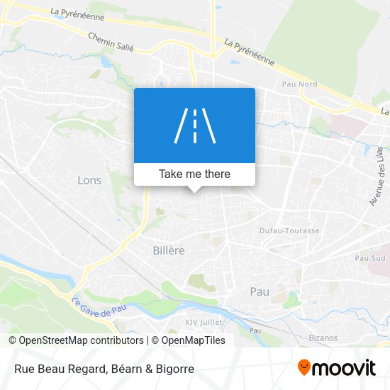 Rue Beau Regard map