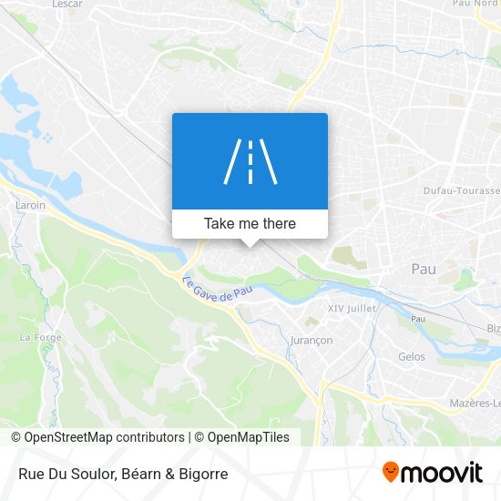Rue Du Soulor map