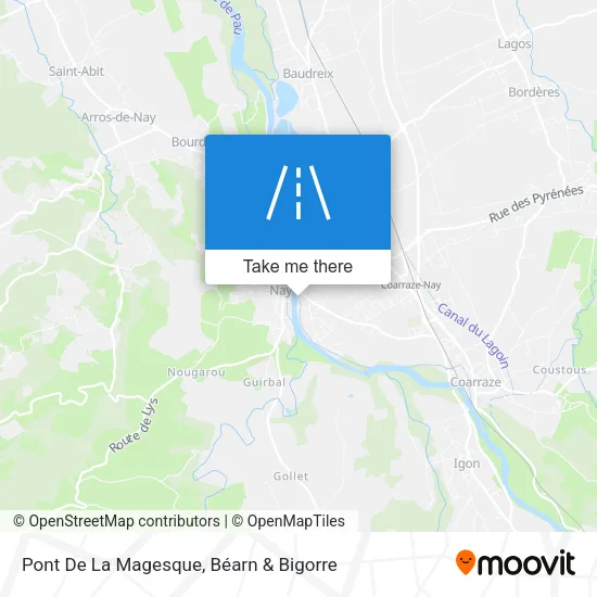 Pont De La Magesque map